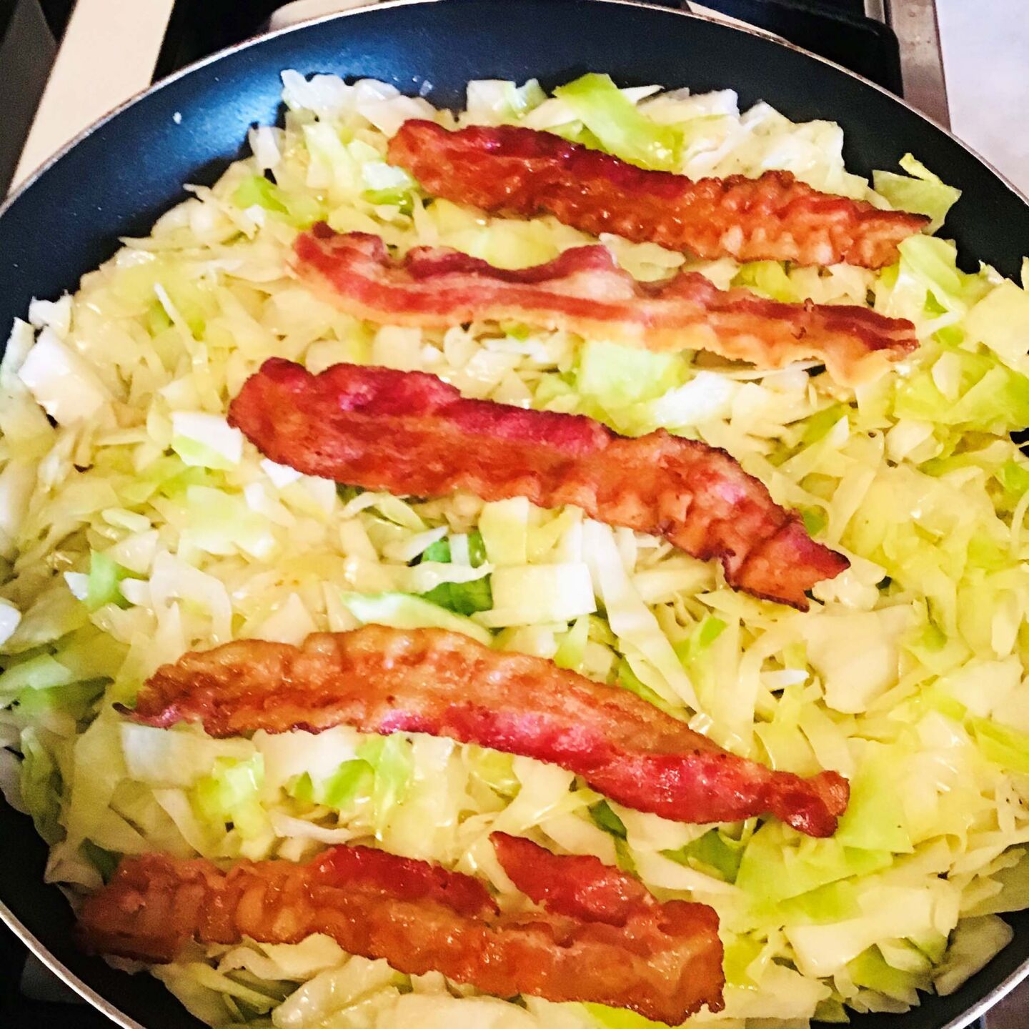 Irish Fried Cabbage with Bacon